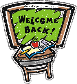 photo of welcome back sign