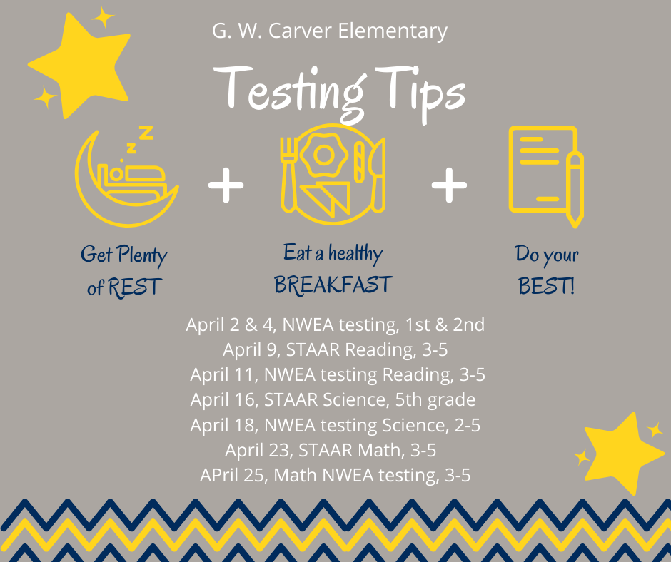 staar and nwea testing dates