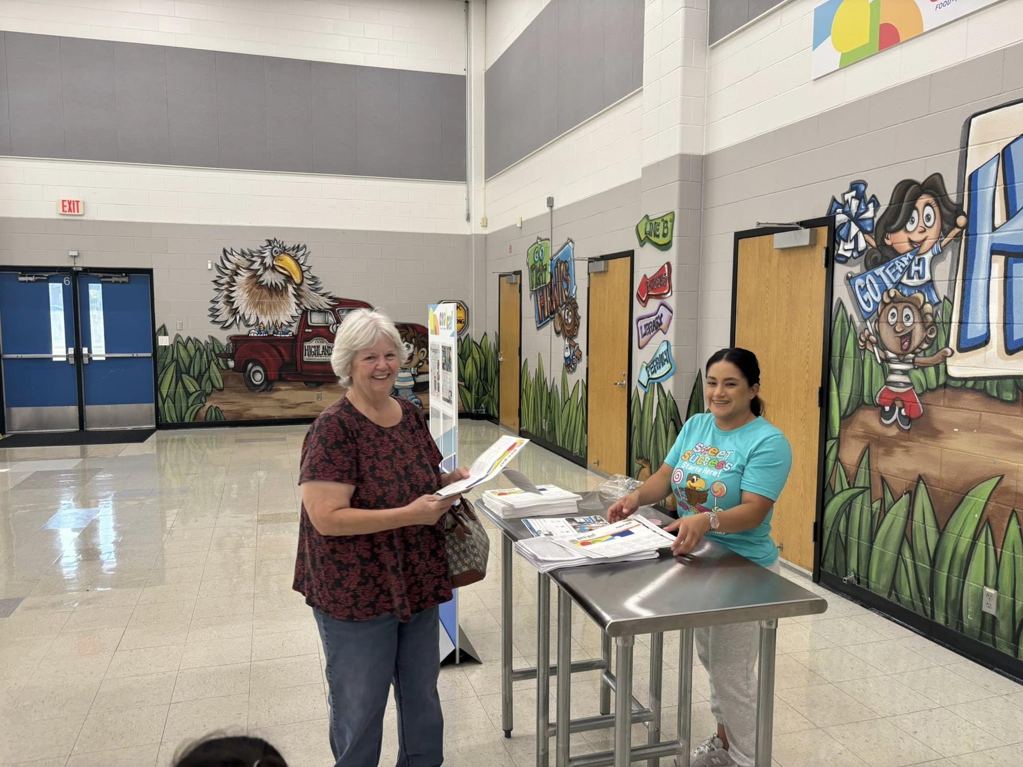 custodial staff at meet the teacher 2025