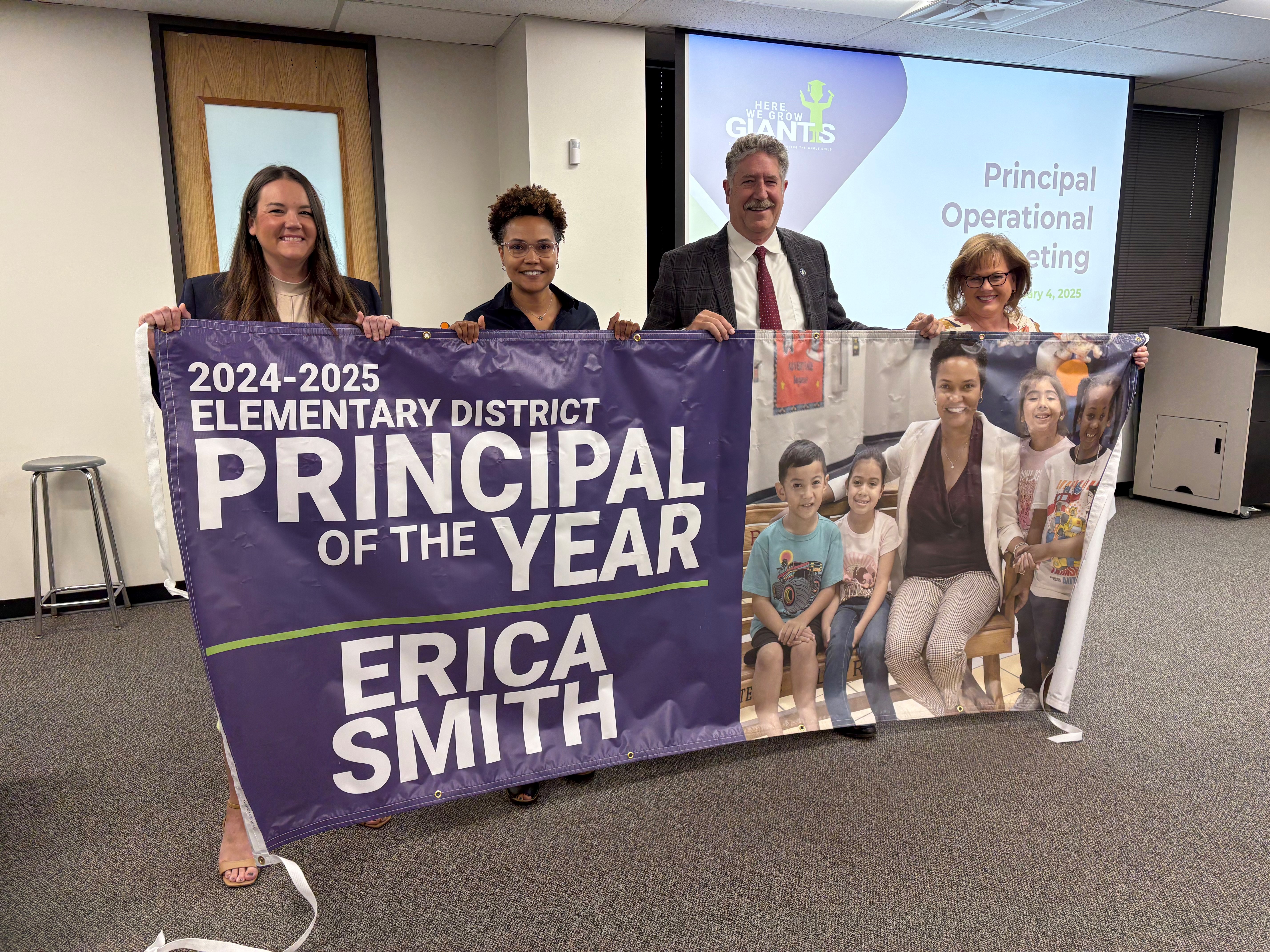 Principal Smith Elementary Principal of the Year 24-25