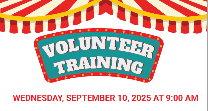 Volunteer Training coming up