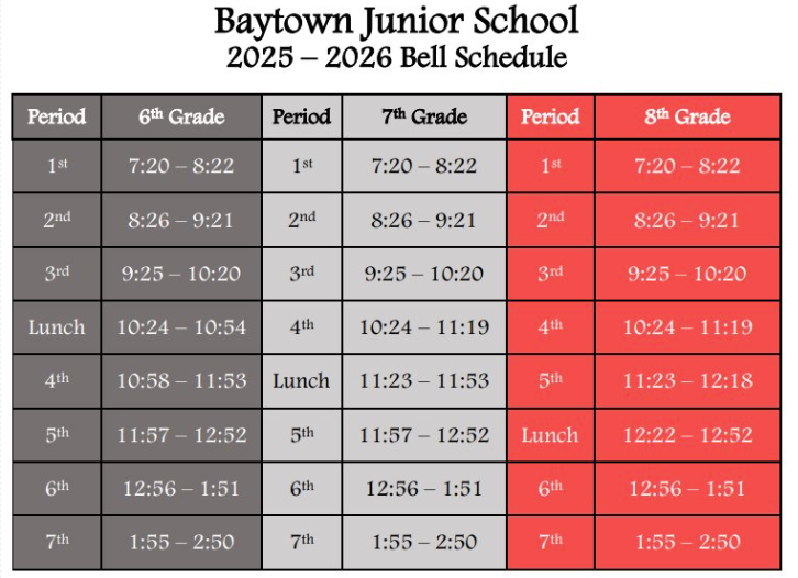 Background image of a goslin with the 21.22 WEDNESDAY Bell Schedule typed in the front