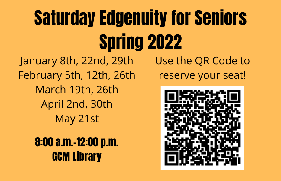 Saturday Edgenuity for Seniors