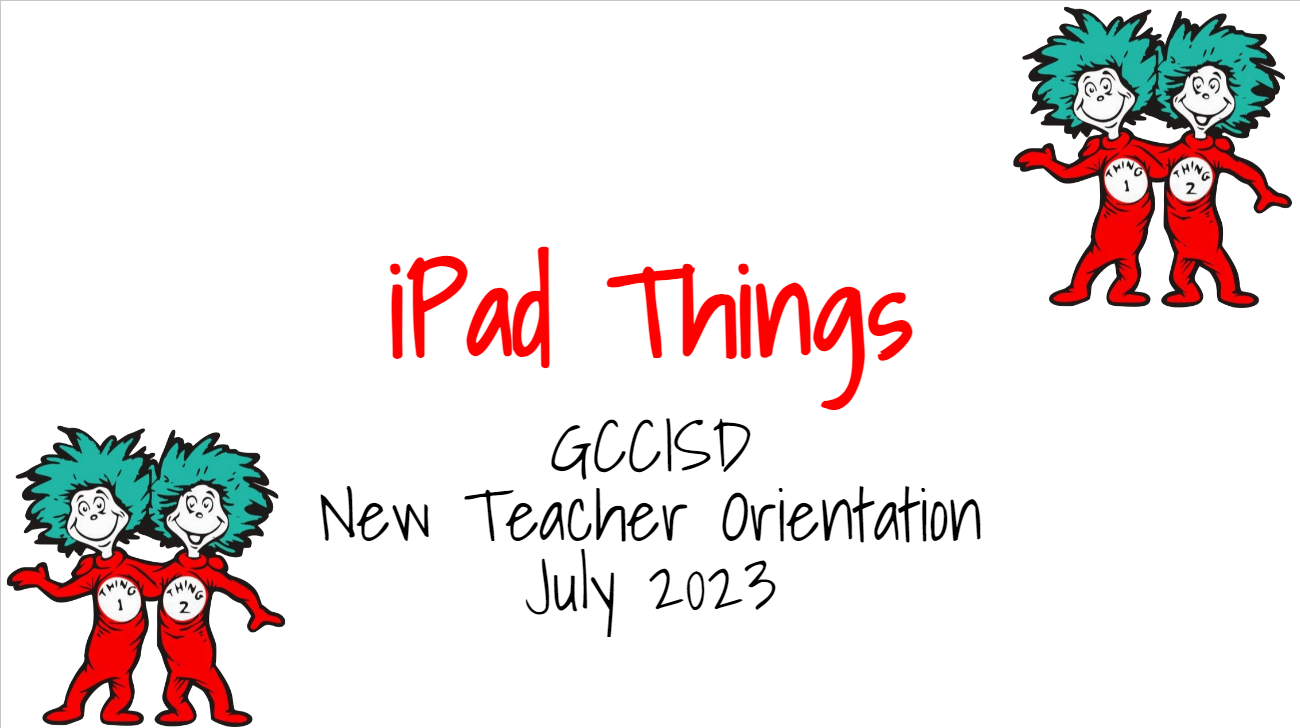 iPad Things