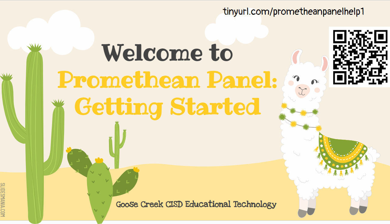 Welcome to Promethean Panel: Getting Started