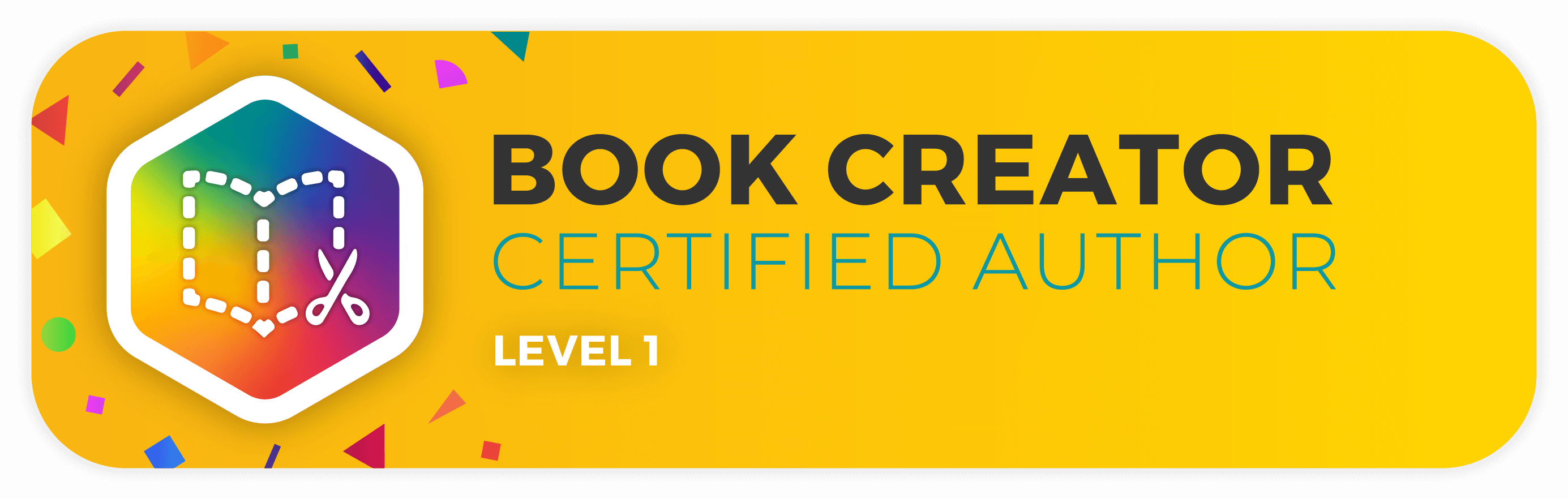 Book Creator Certified Author Level 1