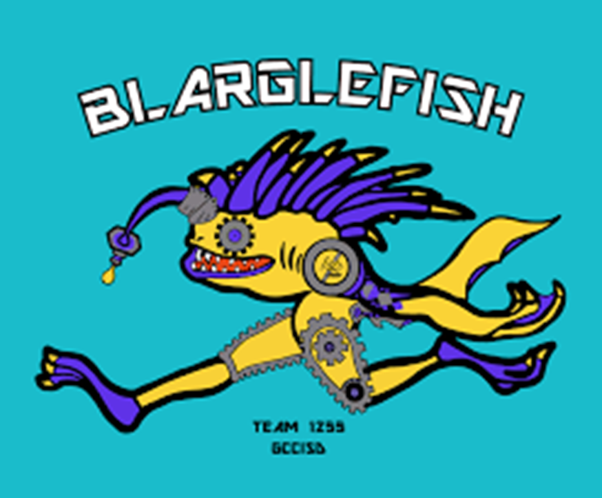 Blarglefish Team 1255 GCCISD logo