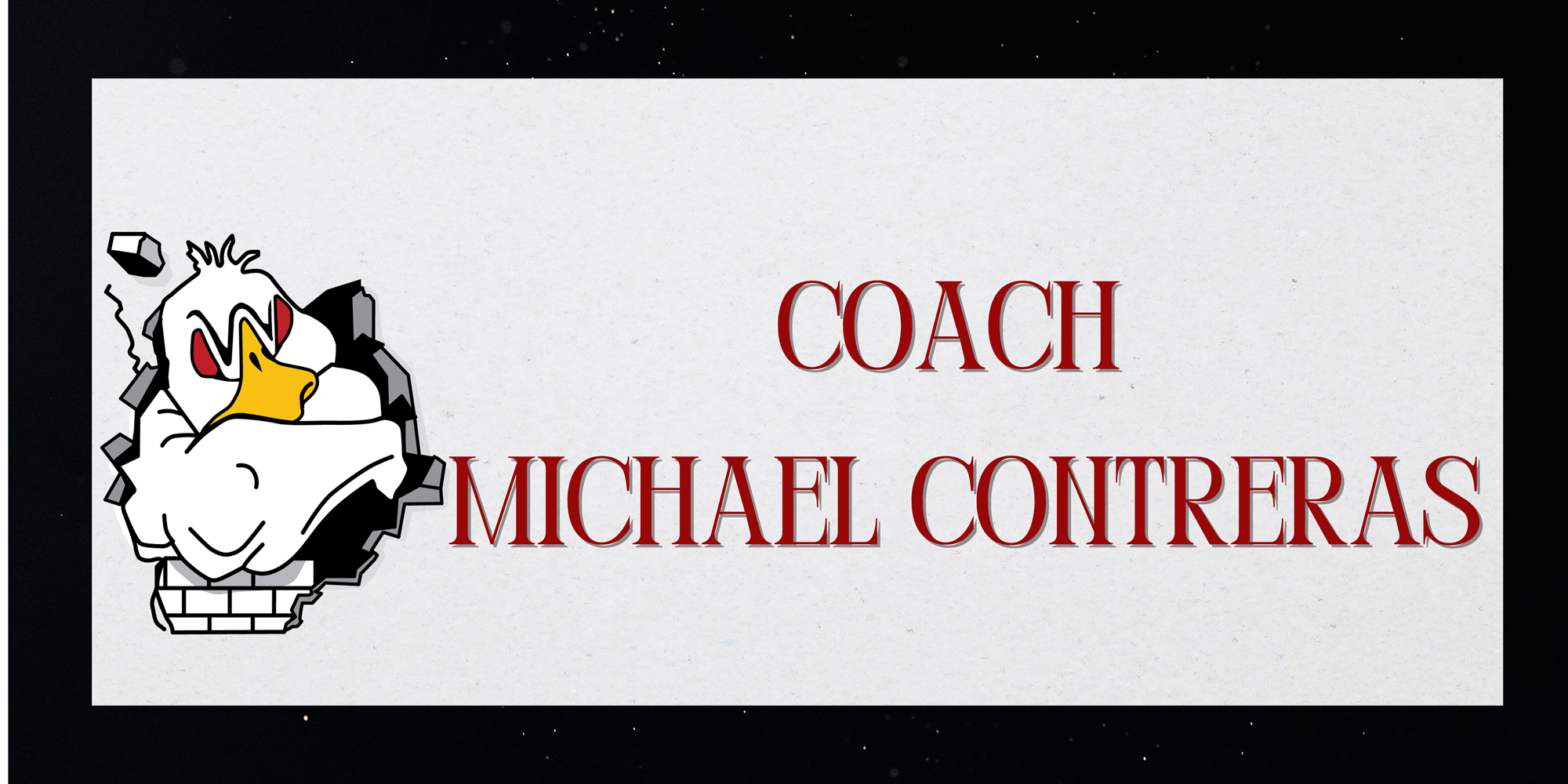 Coach Michael Contreras