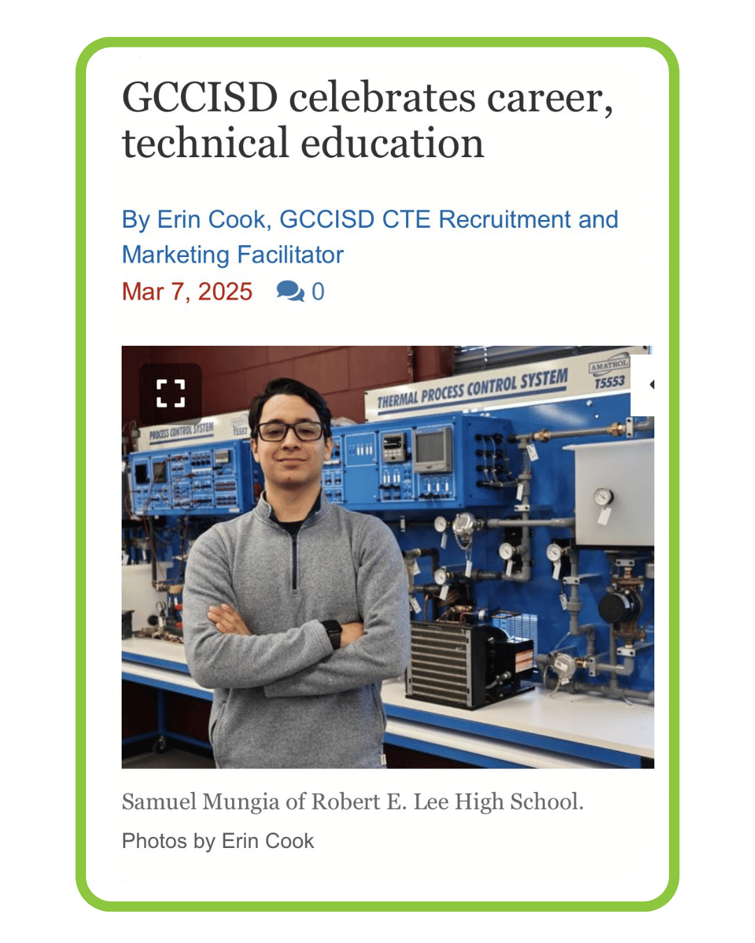 CTE Month Article