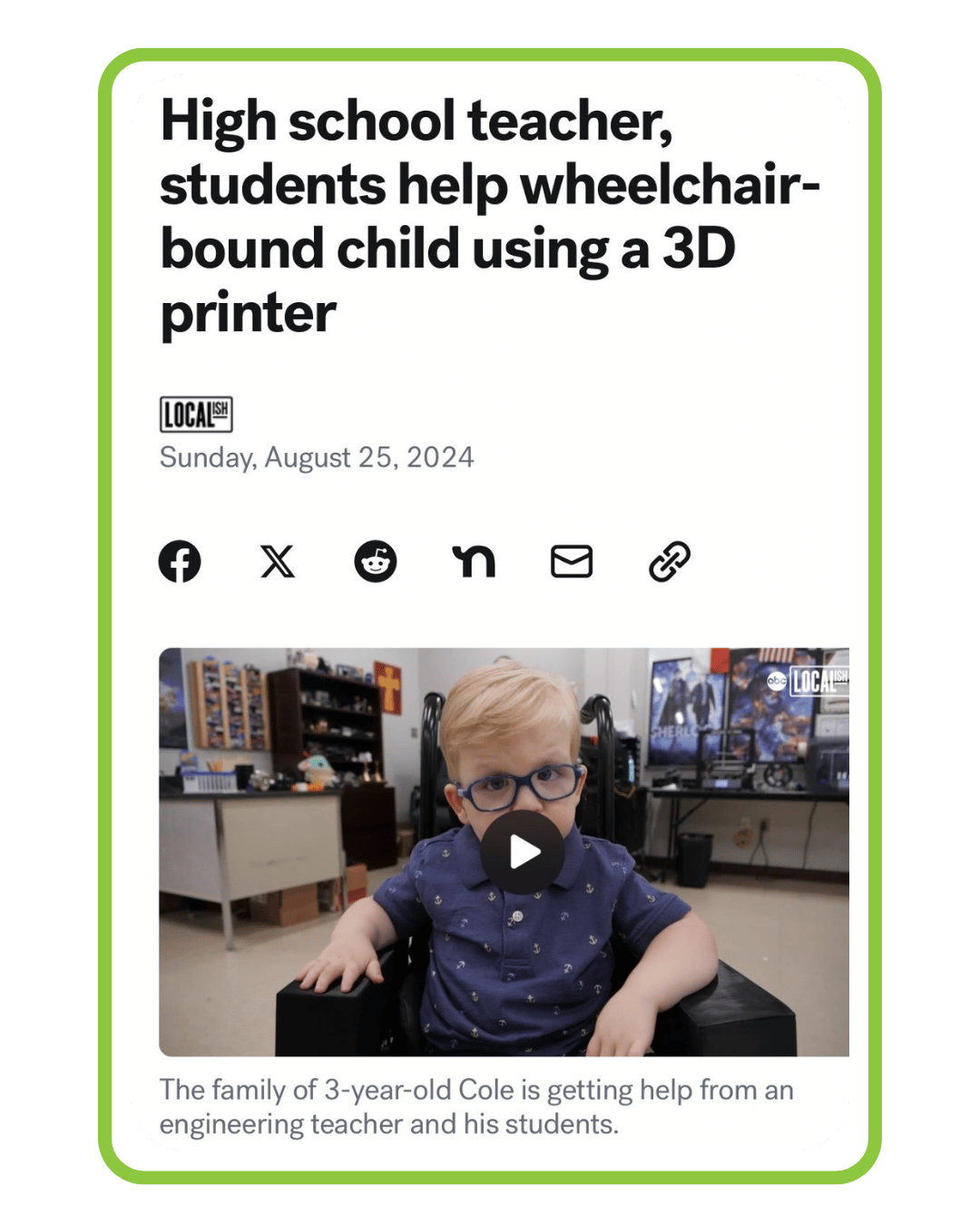 Project Cole Article